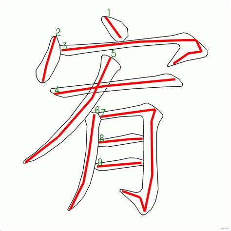 宥的筆劃|漢字: 宥的筆畫順序 (“宥”9劃) 